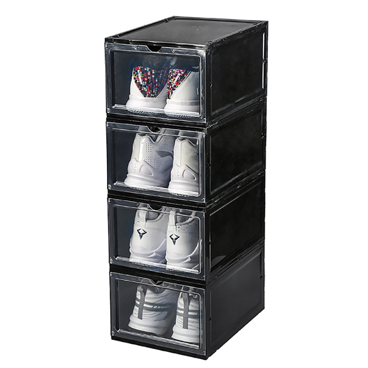 Shoe Rack Acrylic Box with Drawer