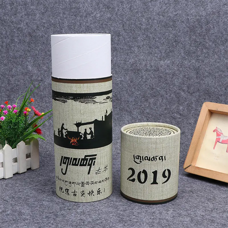 Round Whisky Bottle Box