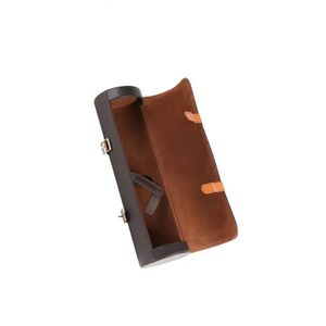 Round Leather Wine Box