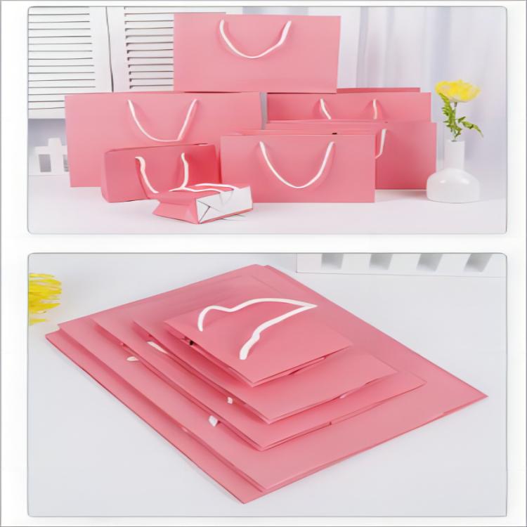 Paper Bag with Ribbon Handle