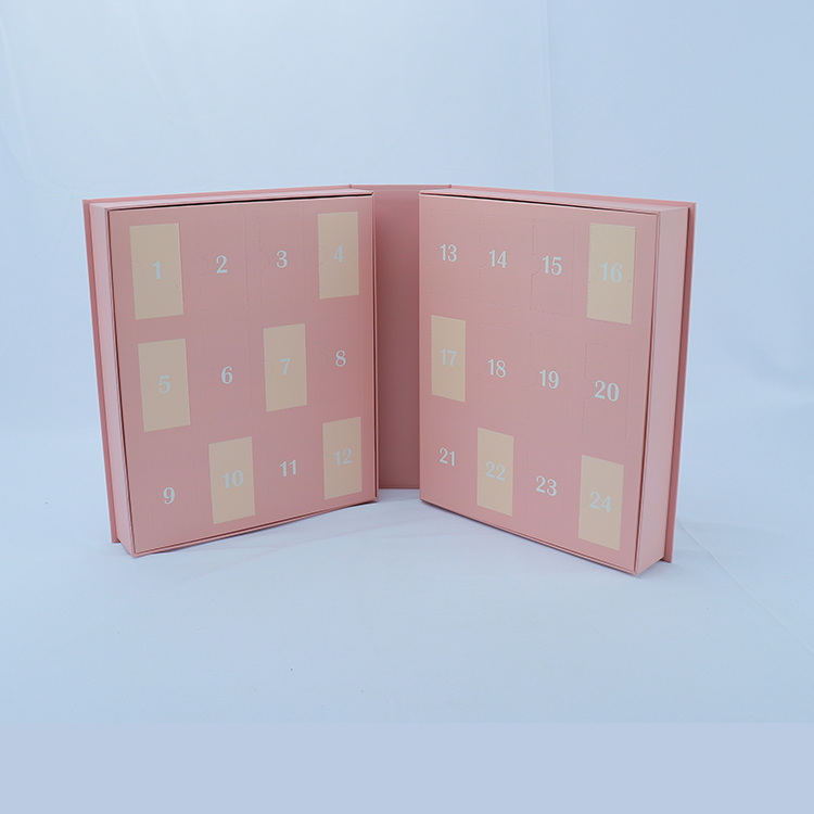 Pink cosmetic advent calendar box 5