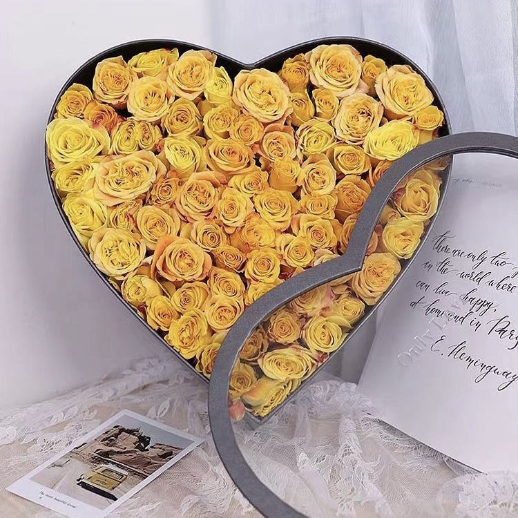 Heart Box for Flowers Arrangement Empty
