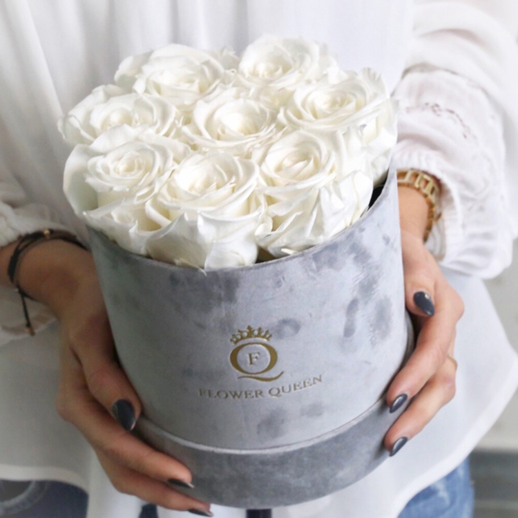 Mini Rose Flower Gift Box