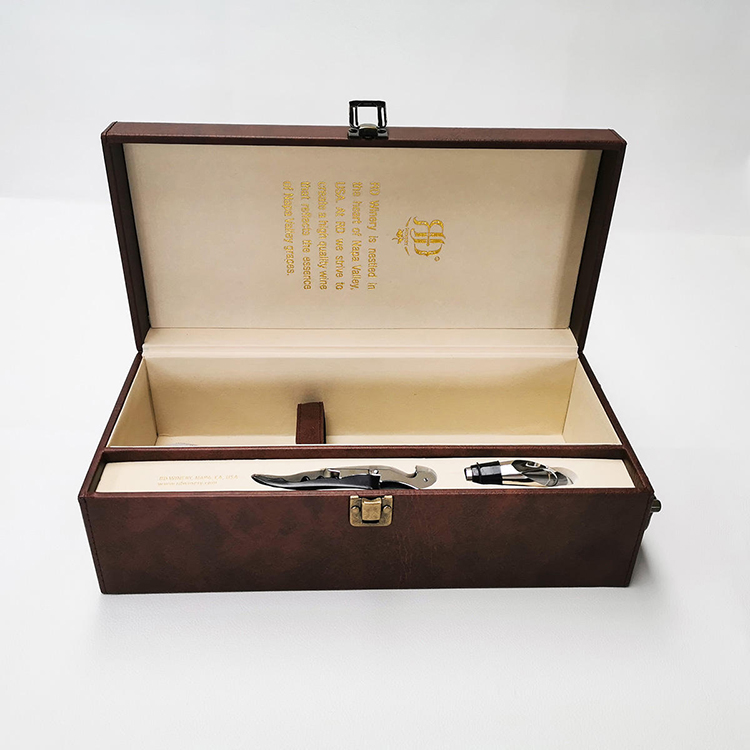 PU Leather Wine Box