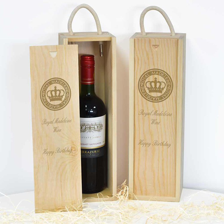 wood wine gift box
