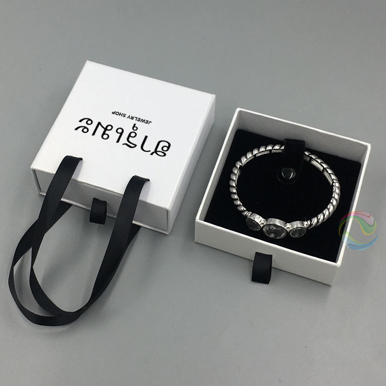 Luxury Drawer Paper Bracelet Box with Custom Logo