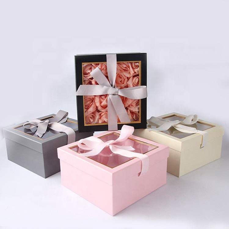Customizable Clear flower box