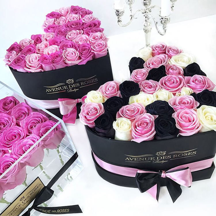 8.heart box for flowers arrangement empty