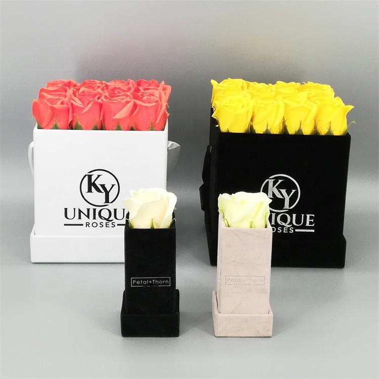 Customizable square flower box