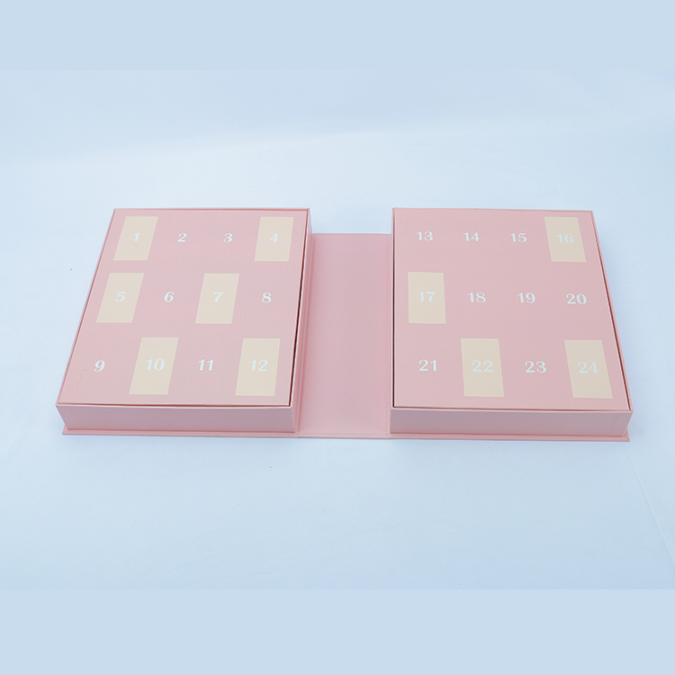 Pink Cosmetic Advent Calendar Box