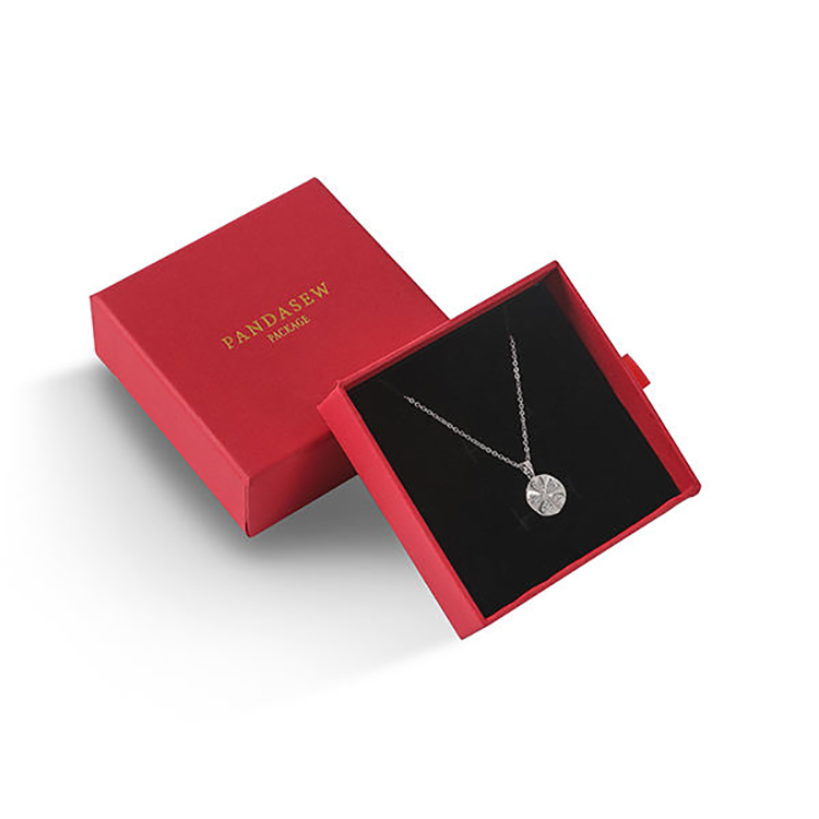 Paper Jewelry Box with Clear Lid