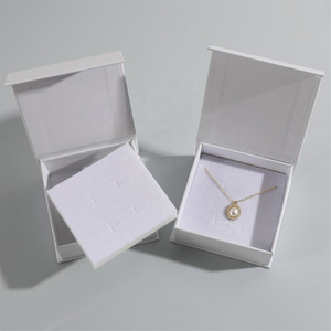 Navy Blue Paper Jewelry Box