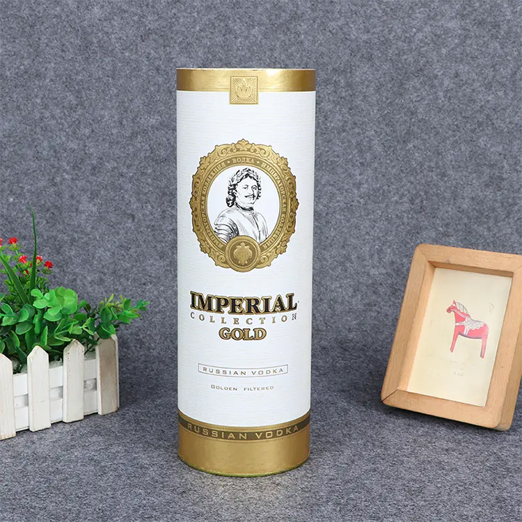 Round Whisky Bottle Box