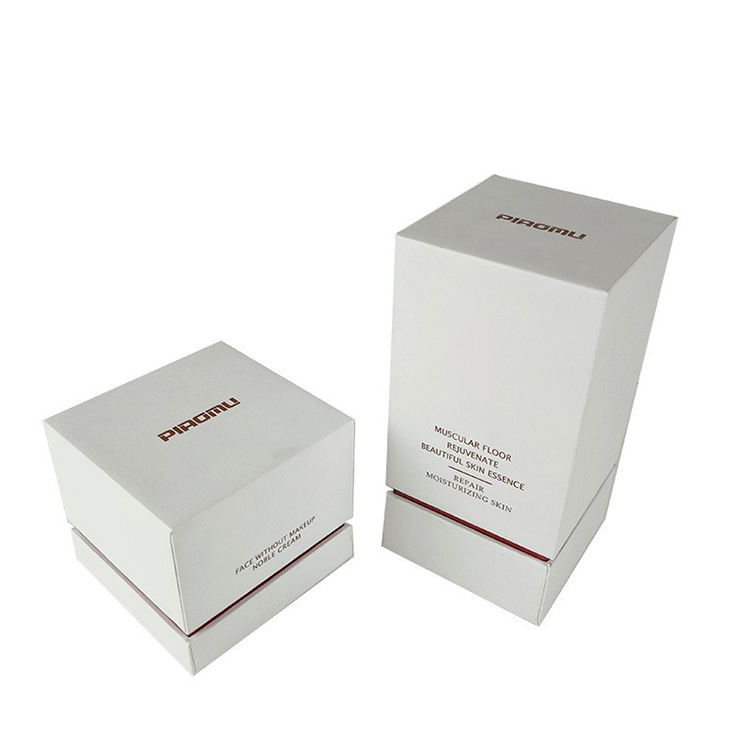 Custom Logo Luxury empty cosmetic cream box with inner tray