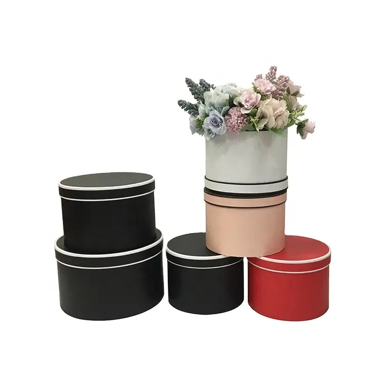 Modern fashion round flower box set