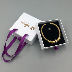 Luxury Drawer Paper Bracelet Box with Custom Logo