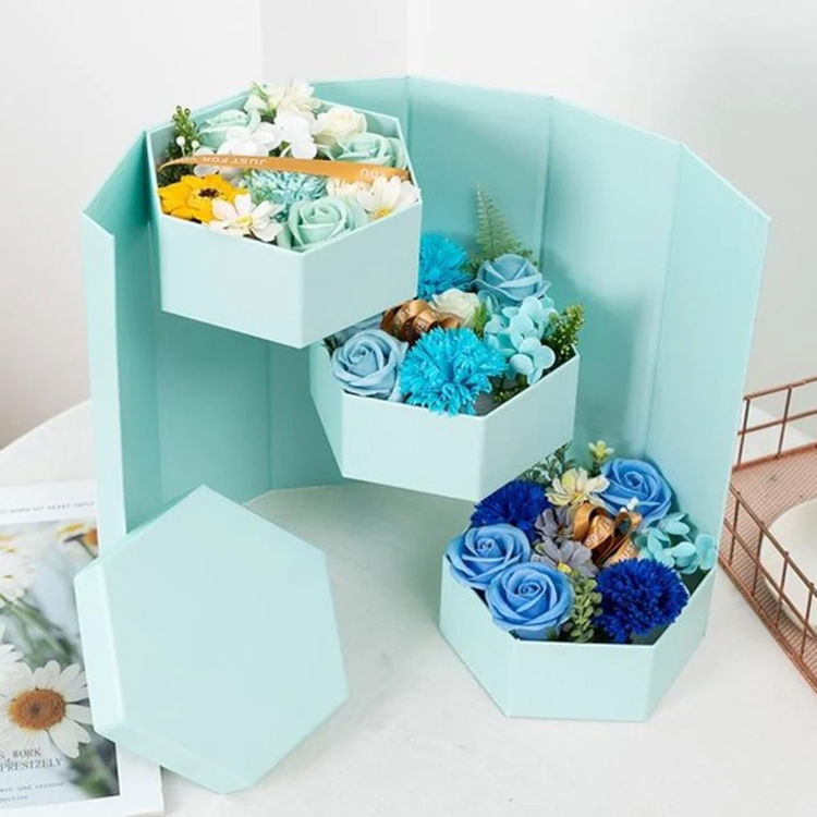 Modern style cylinder flower box