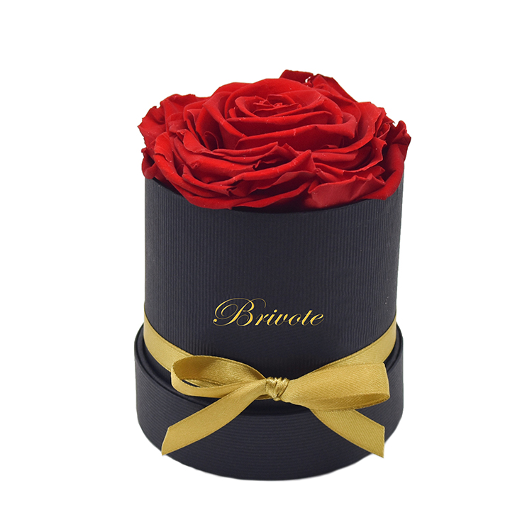 mini rose flower gift paper box