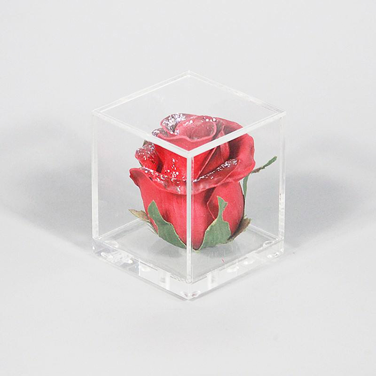 High quality single flower acrylic box