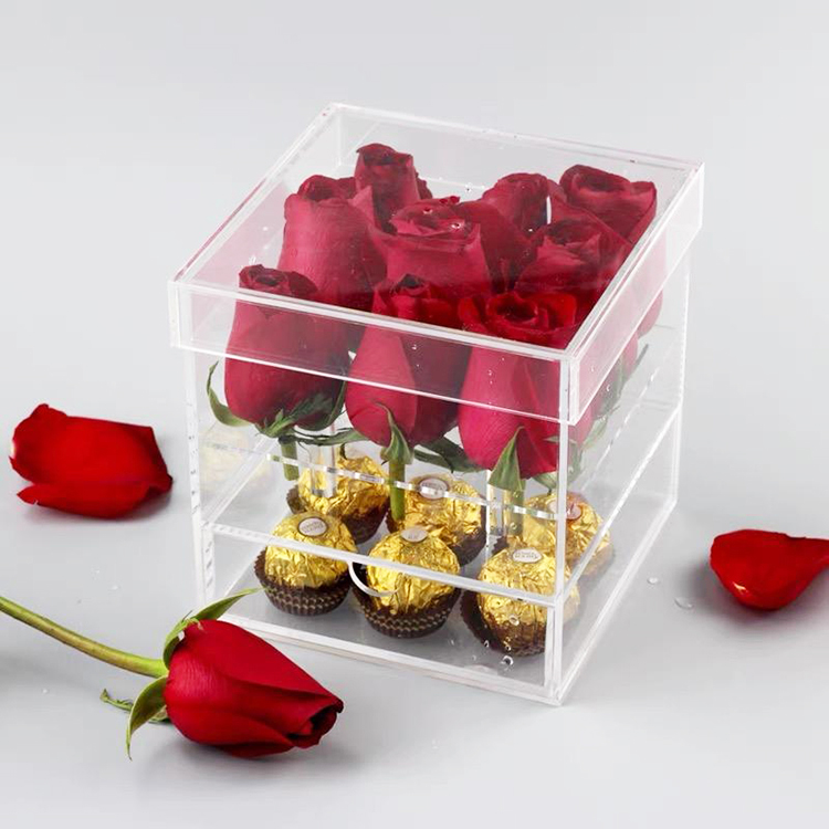 Two-double Acrylic chocolate box