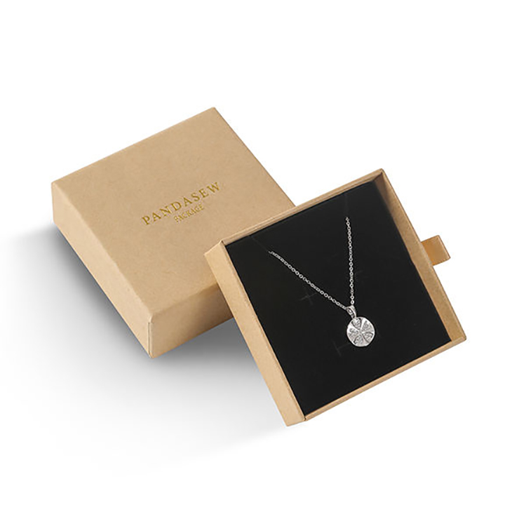 Paper Jewelry Box with Clear Lid