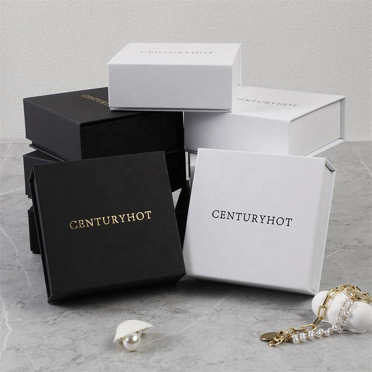 Navy Blue Paper Jewelry Box