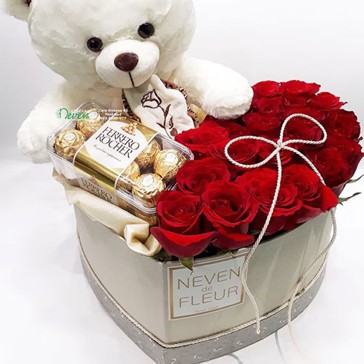 5.heart boxes for flowers