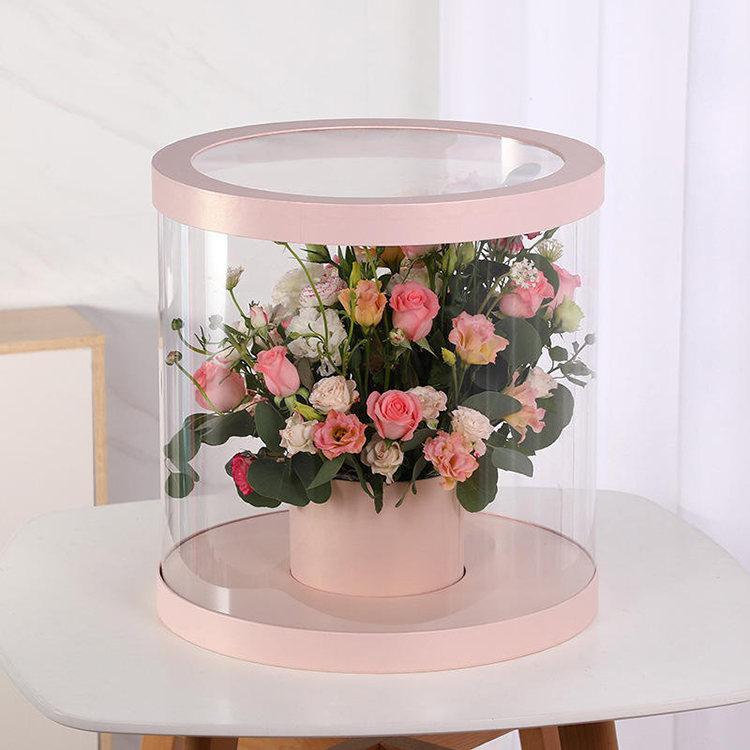 PVC transparent flower high quality box