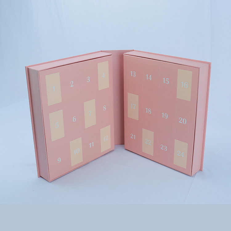 Pink Cosmetic Advent Calendar Box