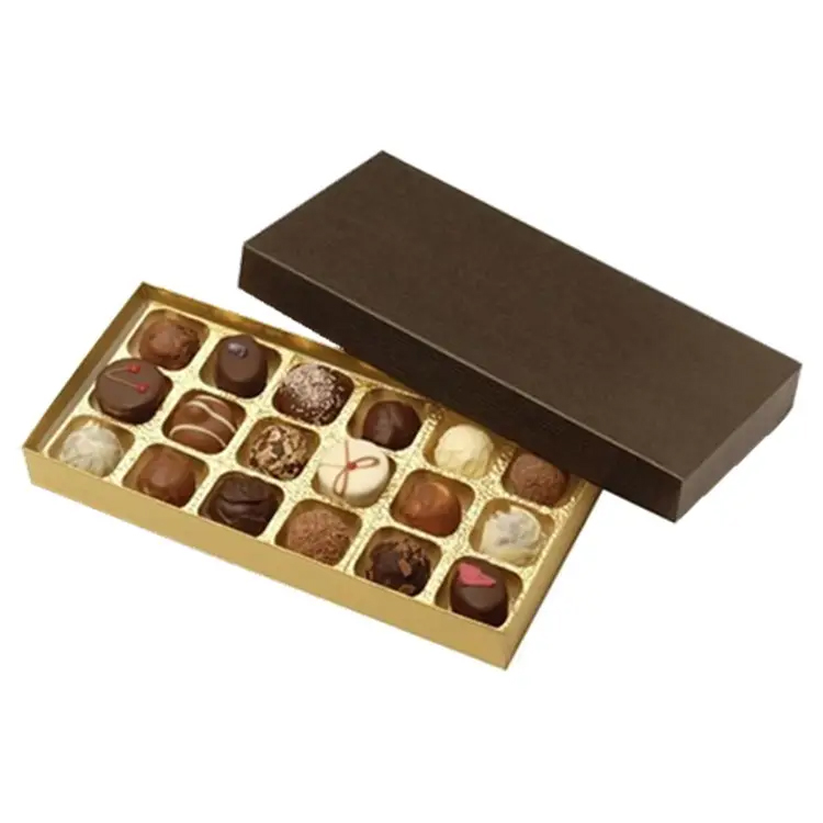 Empty Cardboard Chocolate Boxes