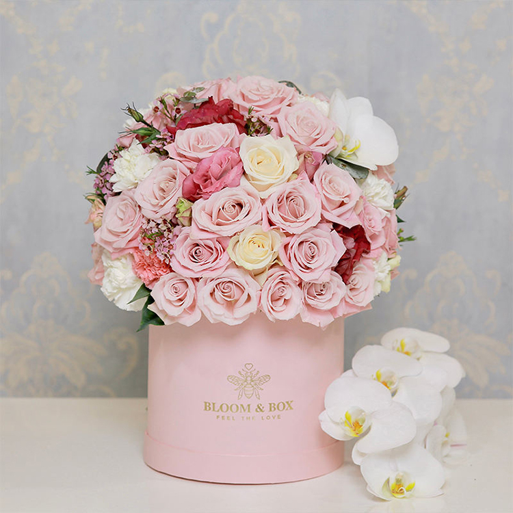 bloom round flower box