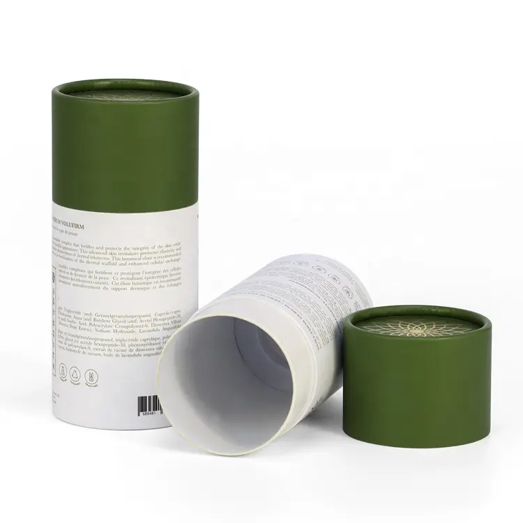 Paper Round Lidstick Box