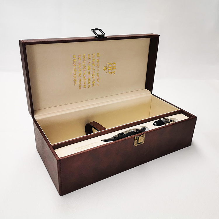 PU Leather Wine Box
