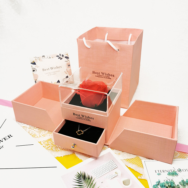 Single Flower Acrylic Box