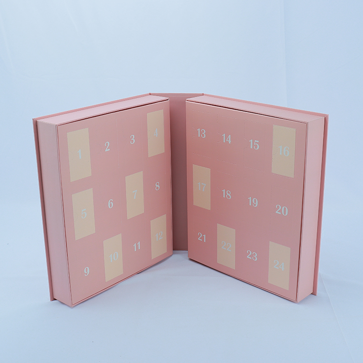 Pink cosmetic advent calendar box 3