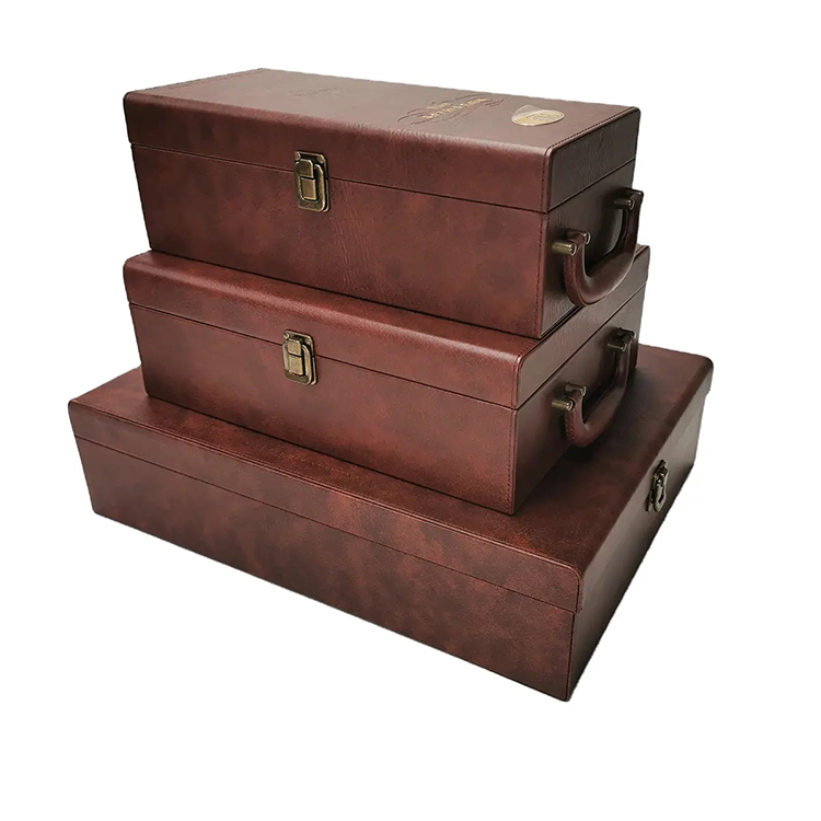 PU leather wine box 7
