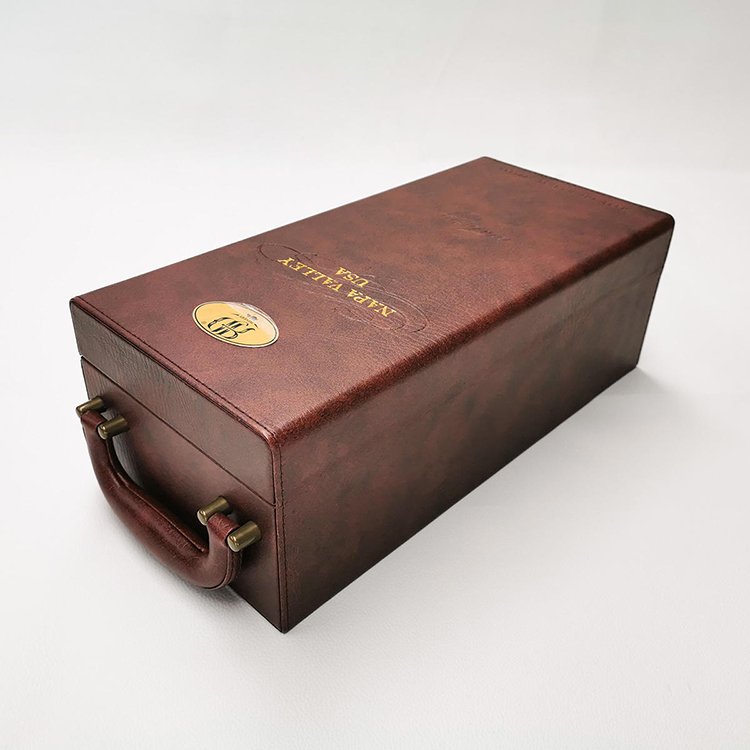 PU leather wine box 5
