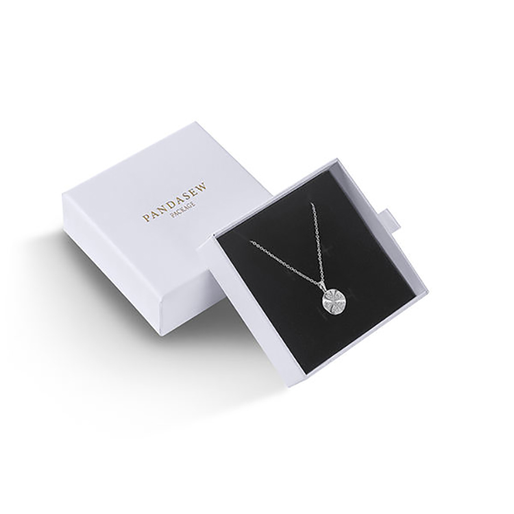 Paper Jewelry Box with Clear Lid