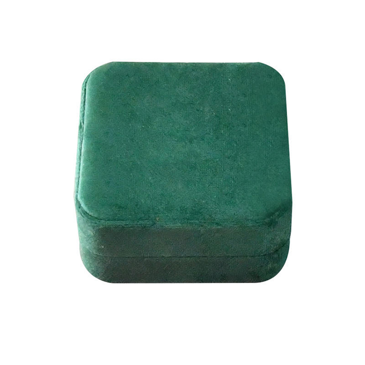  Customized Logo Multi Color Jewelry Velvet Storage Small Ring Display Box
