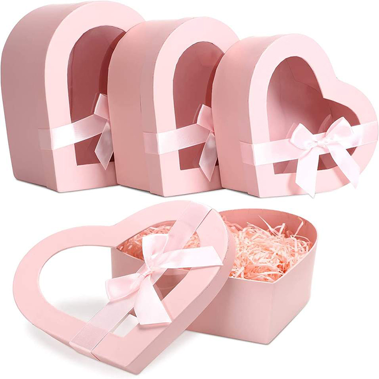 Heart Box for Flowers Arrangement Empty