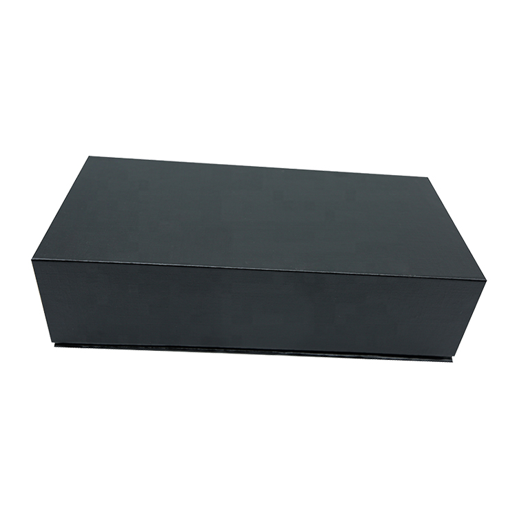 Luxury Magnetic Custom Logo Black Magnetic Perfume Box