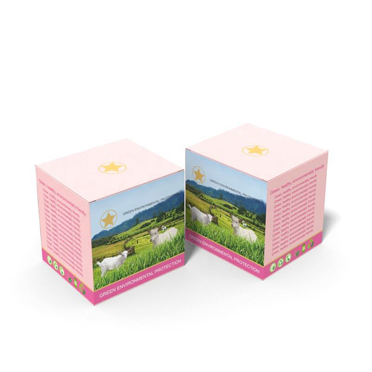 Tuck End Cardboard Skincare Box Customized Logo Printing