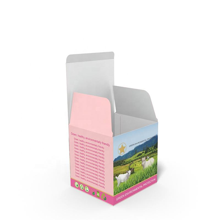 Tuck End Cardboard Skincare Box Customized Logo Printing