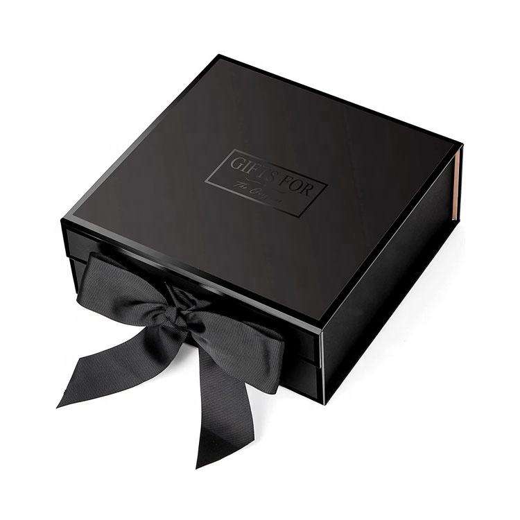 High Quality Customized Skincare Foldable Box with Ribbon-tie