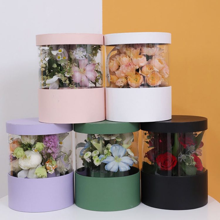 Clear flower box