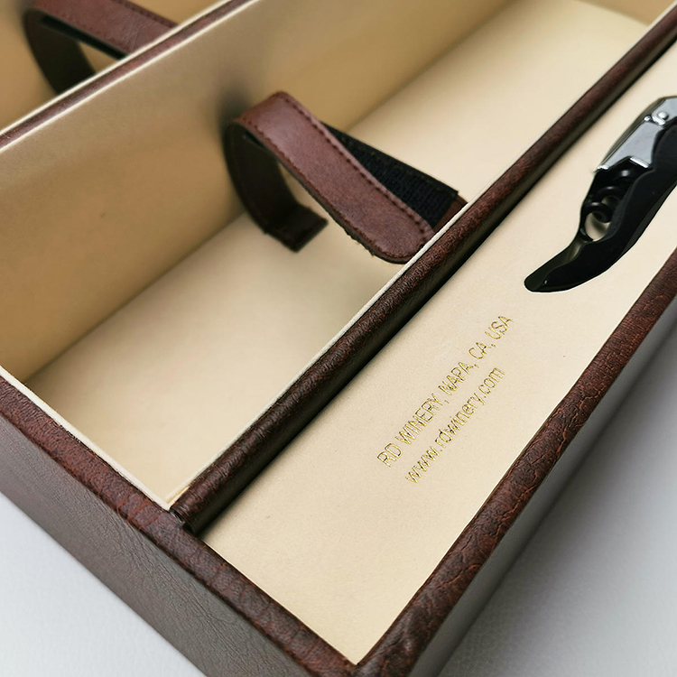 PU leather wine box 8