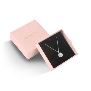 Paper Jewelry Box with Clear Lid