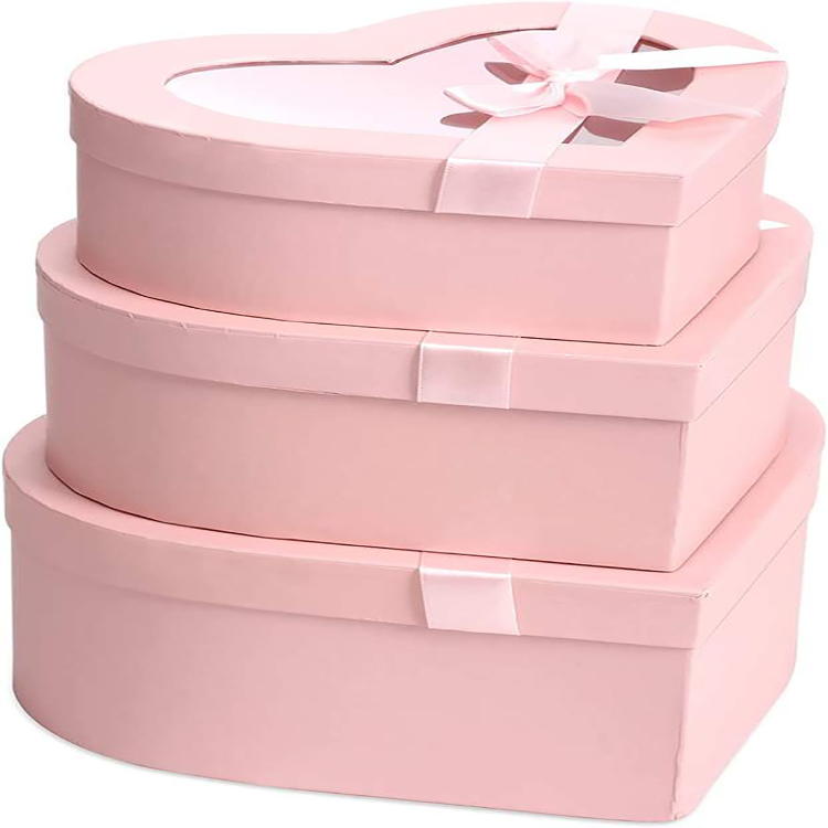 Heart Box for Flowers Arrangement Empty