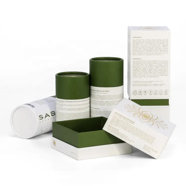 Paper Round Lidstick Box