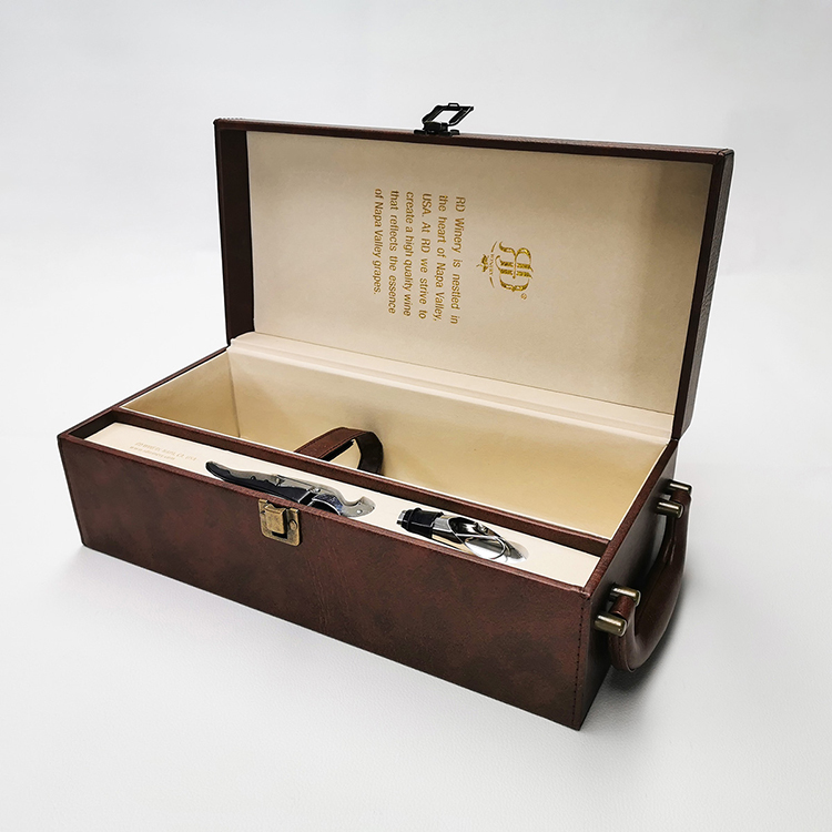 PU Leather Wine Box
